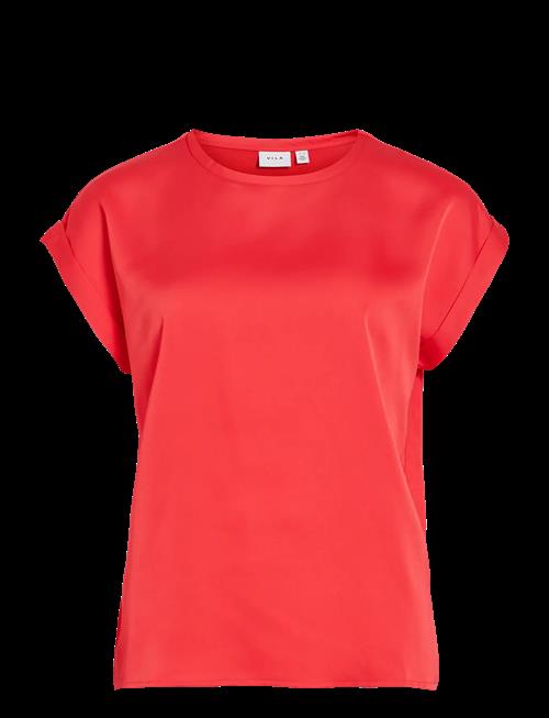Vila | Viellette S/S Satin Top - Noos | 36