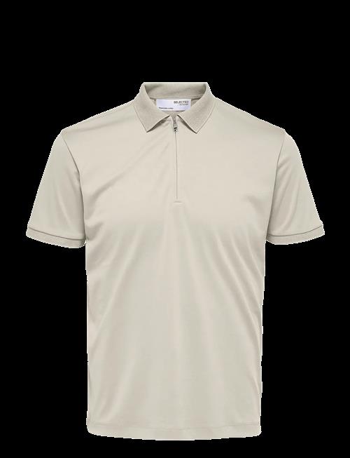 Selected | Slmfave Zip Ss Polo Noos | S