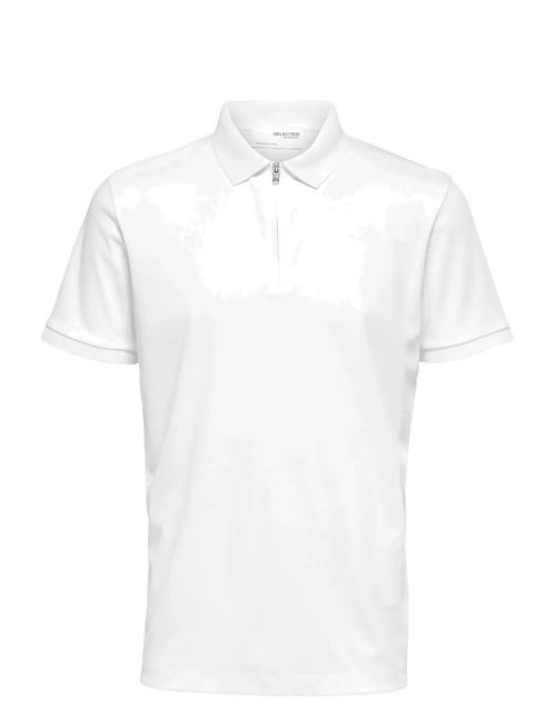 Selected | Slhfave Zip Ss Polo | L