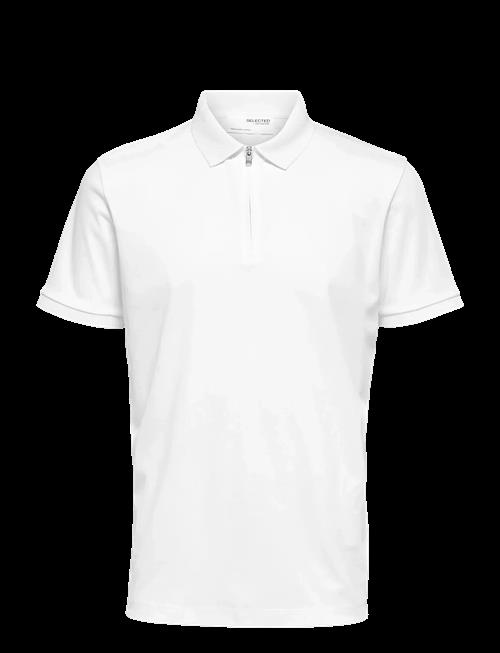 Selected | Slhfave Zip Ss Polo Noos | L