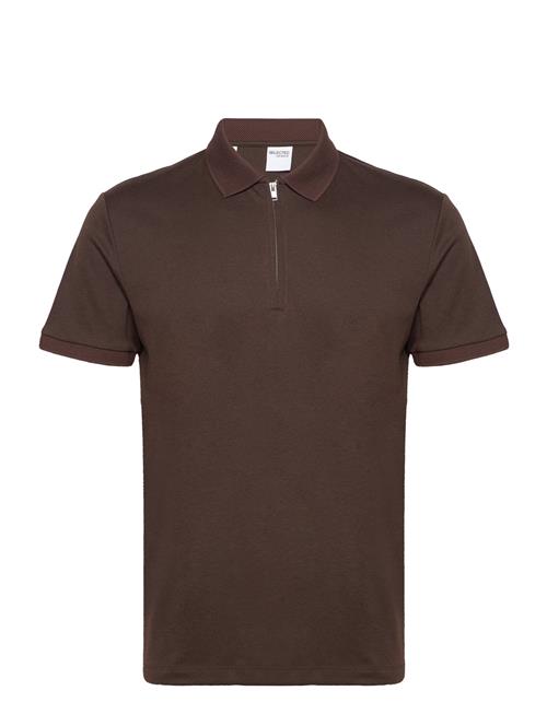 Selected | Slmfave Zip Ss Polo Noos | S