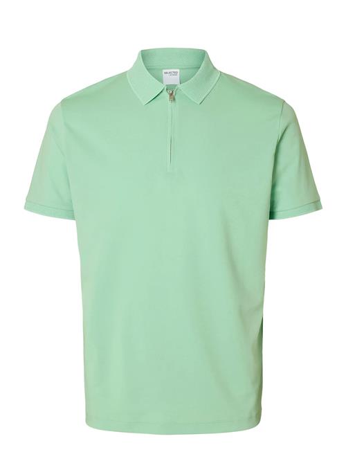 Selected | Slmfave Zip Ss Polo Noos | M
