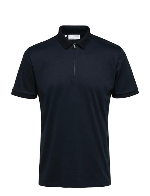 Selected | Slmfave Zip Ss Polo Noos | L