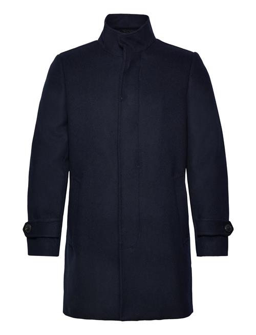 Lindbergh | Recycled Wool Funnel Neck Coat | L