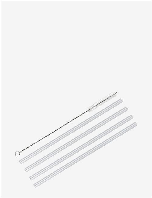 cilio | Straws Vetro 4 Pcs. W/Cleaning Brush | ONE SIZE