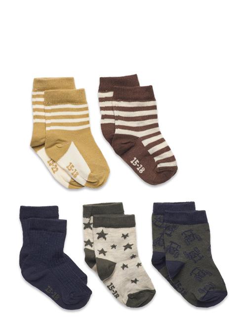 Minymo | Sock W. Pattern (5-Pack) | 31\34