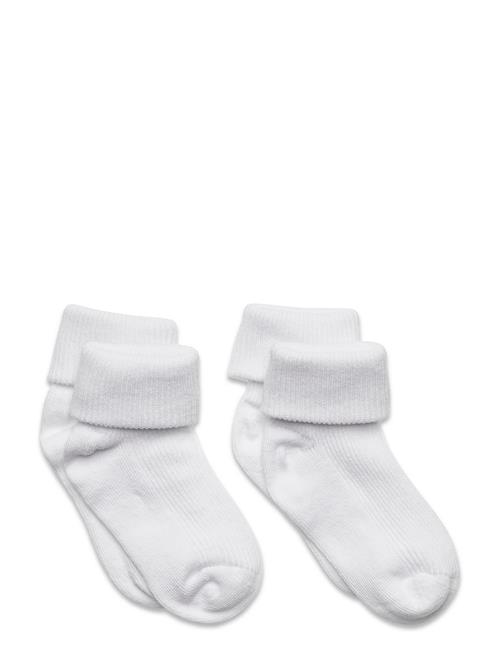 Minymo | Baby Rib Sock W. Fold (2-Pack) | 19-22