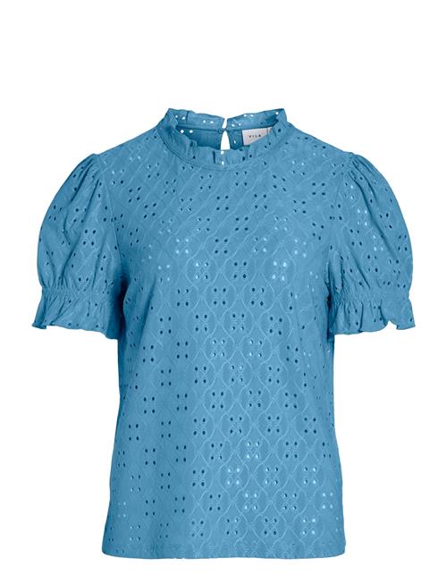Vila | Vikawa S/S Flounce  Top - Noos | L