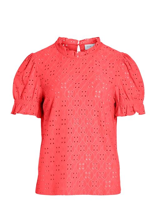 Vila | Vikawa S/S Flounce  Top - Noos | L