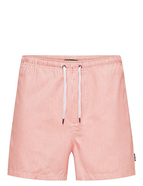 ONLY & SONS | Onsted Stripe Seersucker Swim Noos | XS