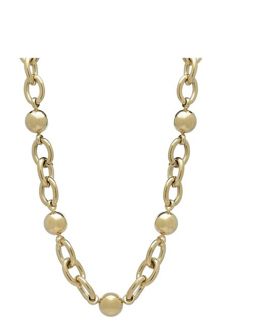 Bud to rose | Globe Chunky Chain Necklace Gold | ONE SIZE