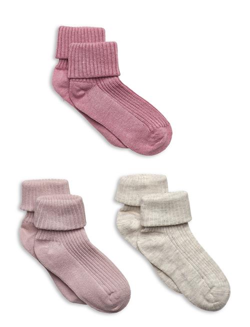 Minymo | Baby 2X2 Rib Sock (3-Pack) | 19-22