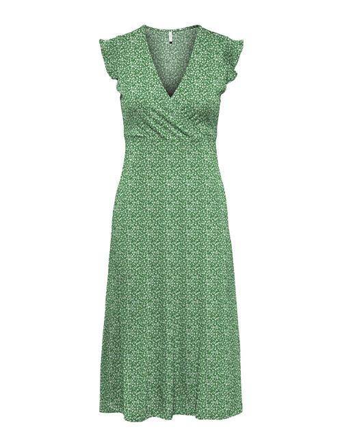 ONLY | Onlmay Life S/L Wrap Midi Dress Jrs | M