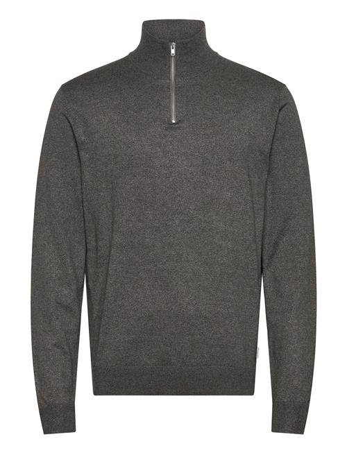 Lindbergh | Half Zip Mélange Knit | L