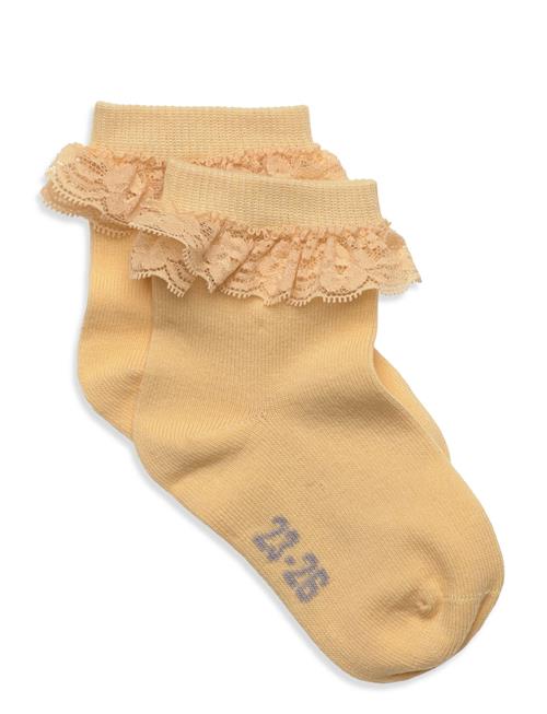 Minymo | Ankle Sock W. Lace | 19/22