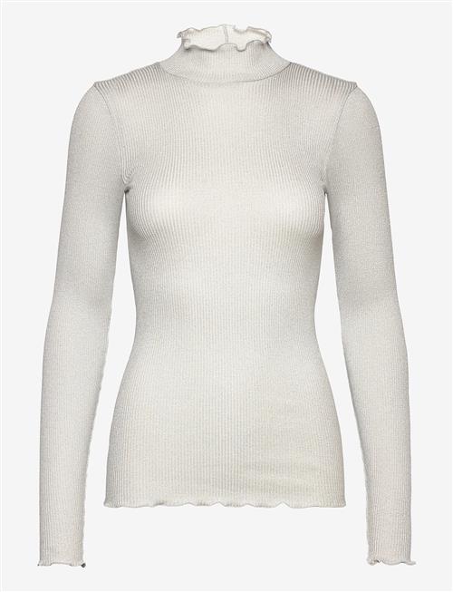 Rosemunde | Rwboston Shimmer Ls T-Neck T-Shirt | M