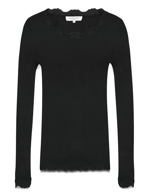 Rosemunde | Rwbabette Silk Ls Lace T-Shirt | XS