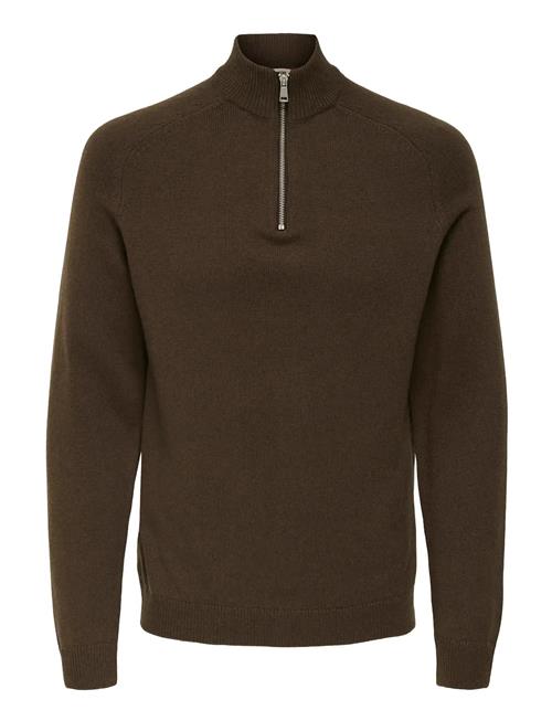 ONLY & SONS | Onsedward Reg 7 Wool Half Zip Knit Cs | XL