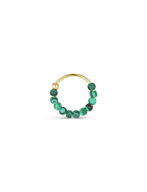 Jane Koenig | Bermuda Malachite Twist, Gold-Plated Sterling Silver | ONE SIZE