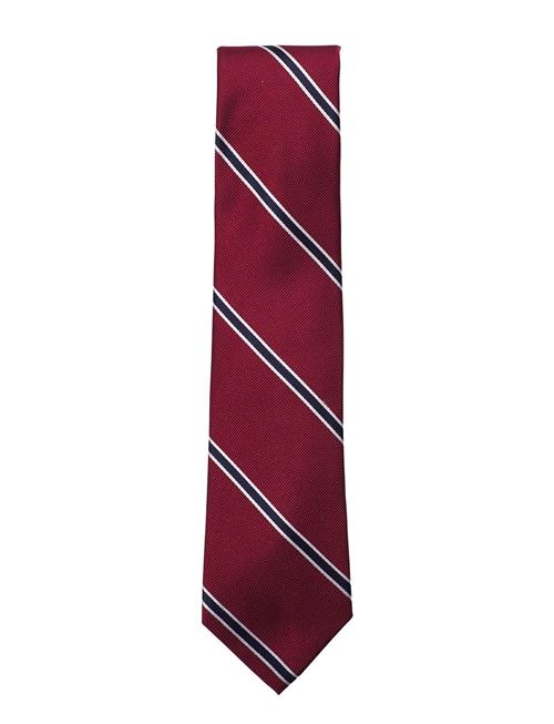 AN IVY | Red White Navy American Silk Tie | ONE SIZE