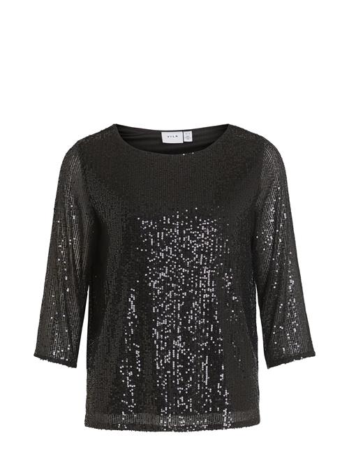 Vila | Visparkling 3/4 O-Neck Top/Ka | XS