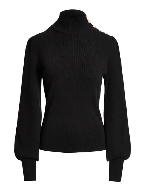 Lauren Ralph Lauren | Button-Trim Mockneck Sweater | XS