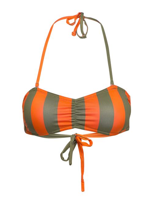 DEDICATED | Bikini Top Kovik Big Stripes Orange | XS