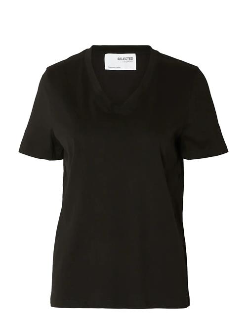 Selected | Slfessential Ss V-Neck Tee Noos | M