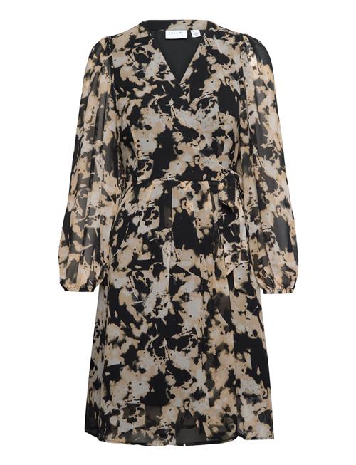 Vila | Virina Kit L/S Short Wrap Knee Dress/Su | 34