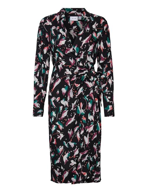 Vila | Vidalina L/S Wrap Midi Dress/Su | 36