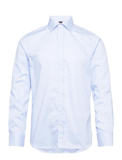 Oscar Jacobson | Slim Fit Cut Away Non Iron Banker Stripe | 43