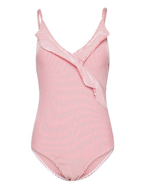 Becksöndergaard | Striba Bly Frill Swimsuit | S