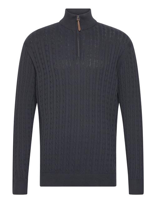 Lindbergh | 1/2 Zip Cable Knit | L
