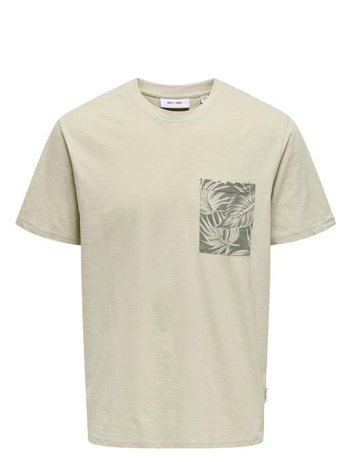 ONLY & SONS | Onsperry Life Reg Leaf Ss Pockettee Noos | S