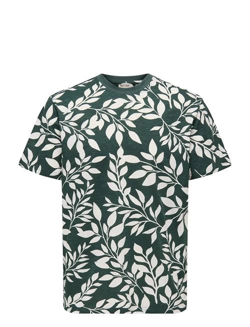 ONLY & SONS | Onsperry Life Reg Leaf Aop Ss Tee Noos | XL