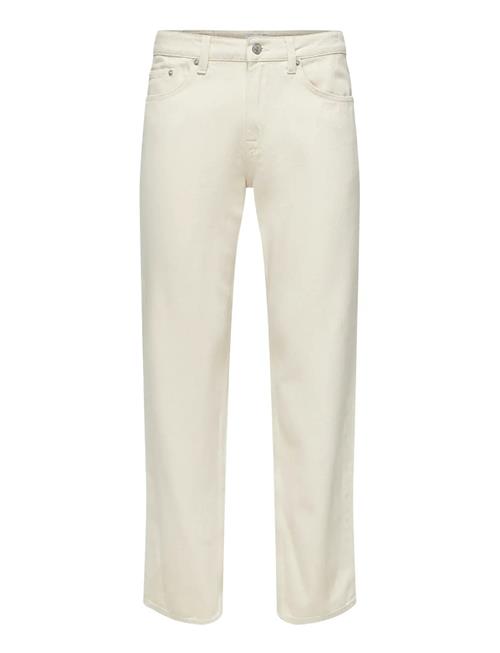 ONLY & SONS | Onsedge Straight Ecru 5917 Pim Dnm Noos | 29 x 30