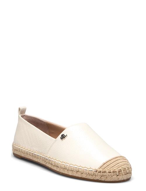 Lauren Ralph Lauren | Cameryn Iv Tumbled Leather Espadrille | 35.5