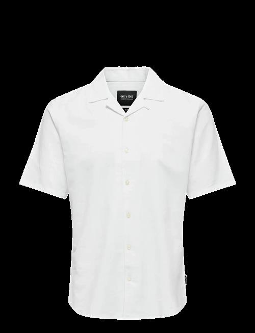 ONLY & SONS | Onscaiden Life Ss Solid Resort Linennoos | L