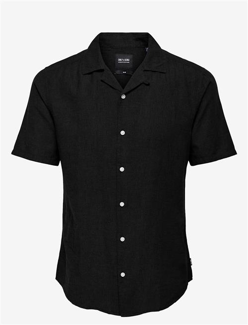 ONLY & SONS | Onscaiden Ss Solid Resort Linen Shirt | XS