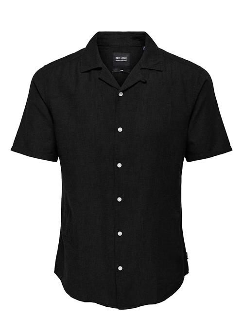 ONLY & SONS | Onscaiden Ss Solid Resort Linen Shirt | L