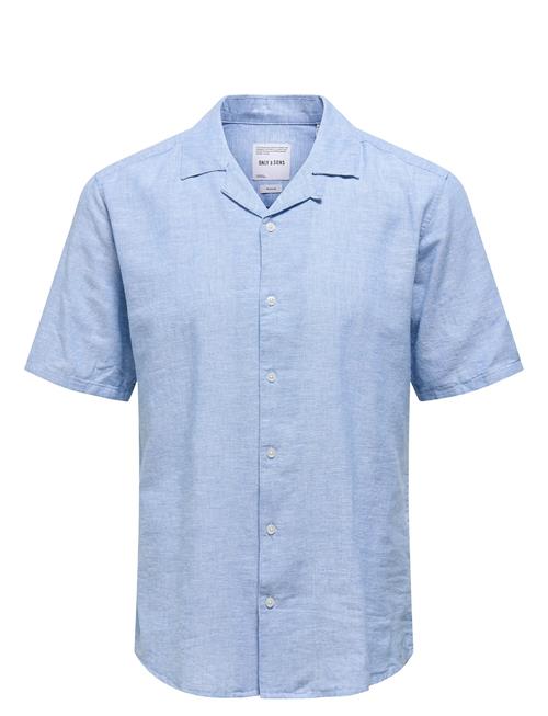 ONLY & SONS | Onscaiden Ss Solid Resort Linen Shirt | S