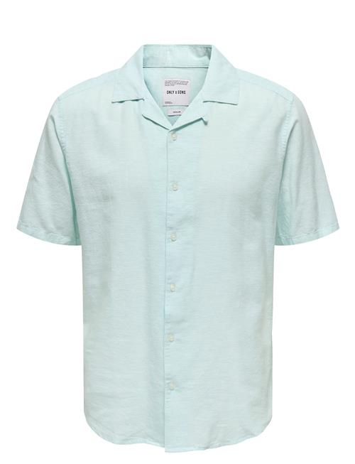 ONLY & SONS | Onscaiden Ss Solid Resort Linen Shirt | S