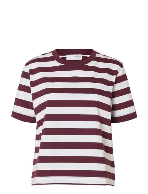 Selected | Slwessential Ss Striped Boxy Tee Noos | M
