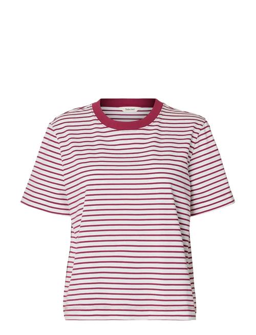 Selected | Slfessential Ss Striped Boxy Tee Noos | XXL
