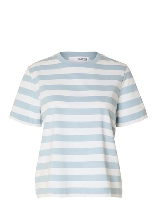 Selected | Slfessential Ss Striped Boxy Tee Noos | XS