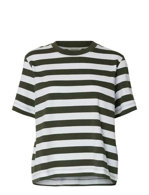 Selected | Slfessential Ss Striped Boxy Tee Noos | S