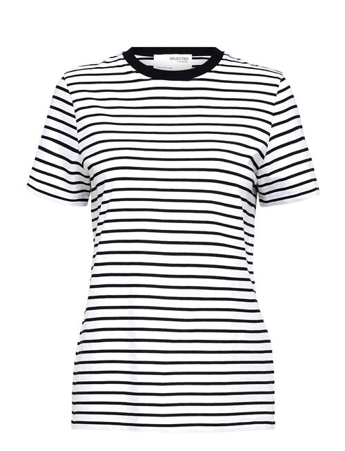Selected | Slfmyessential Ss Stripe O-Neck Tee | L