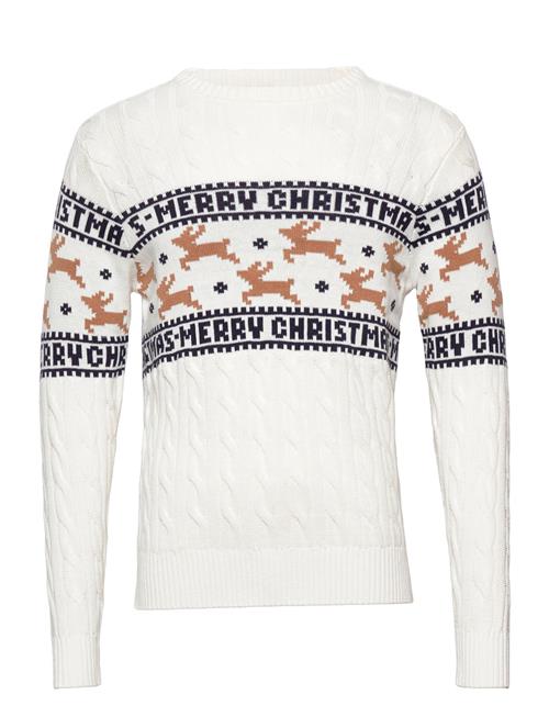 Happy Seasons | The Elegant Christmas Jumper White | XXXL