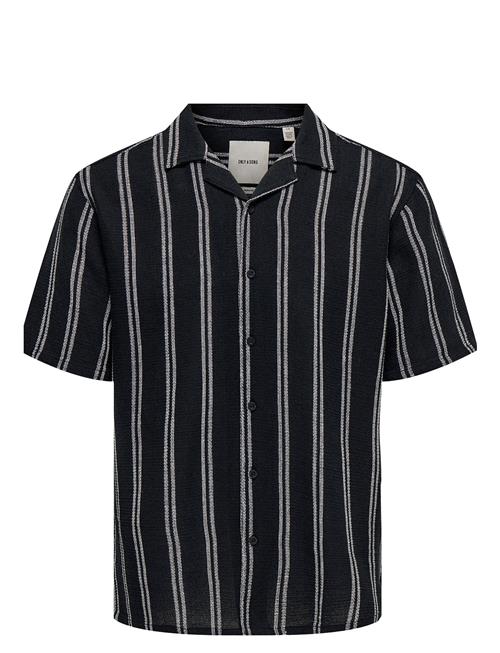 ONLY & SONS | Onstrev Life Reg Stripe Ss Shirt Noos | XS