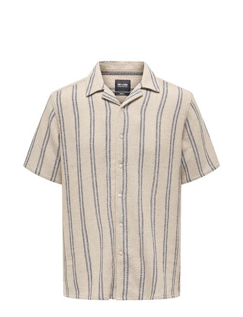 ONLY & SONS | Onstrev Life Reg Stripe Ss Shirt Noos | XS